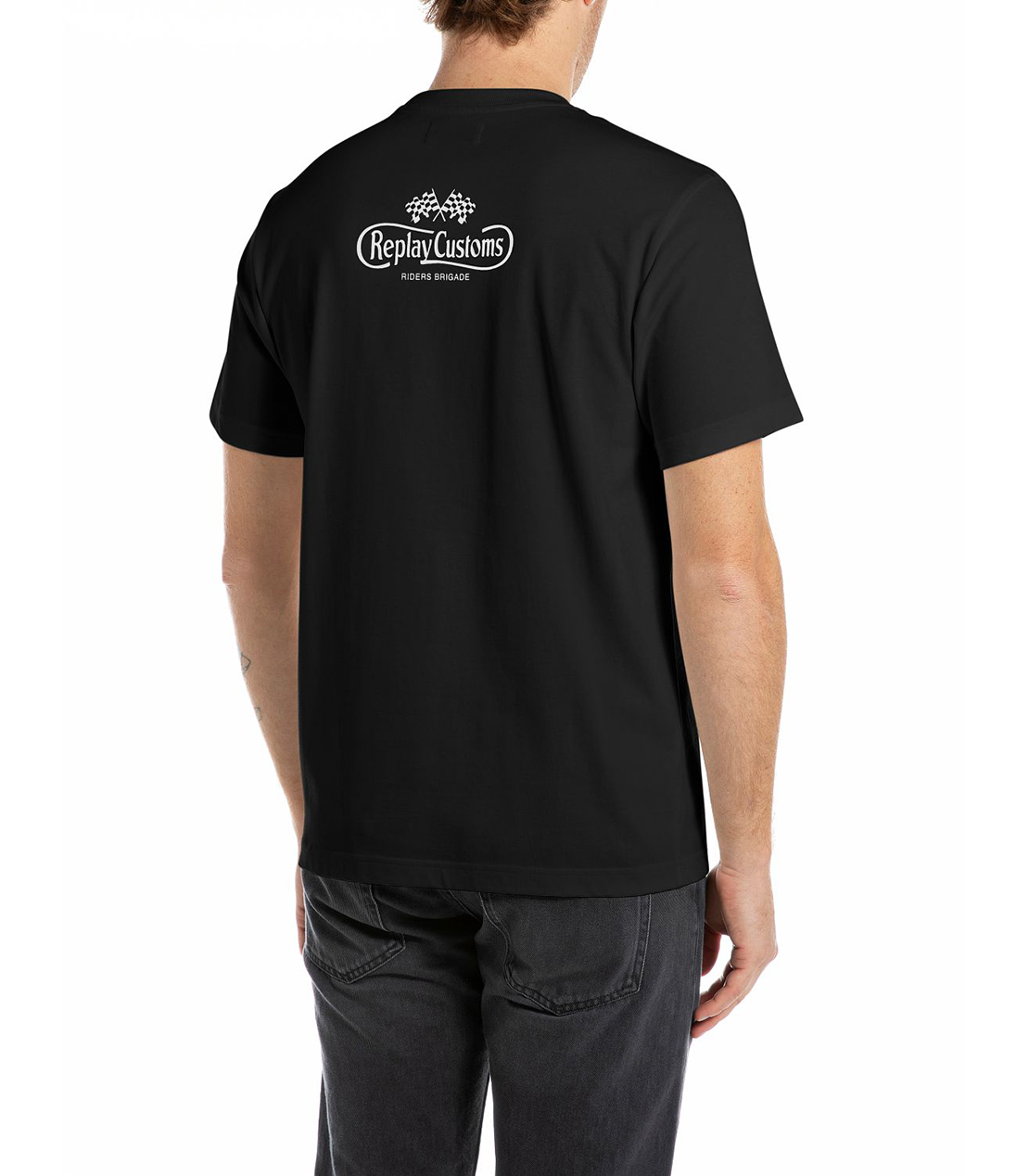 レギュラーフィット ヘビーコットンジャージーポケTシャツ 詳細画像 ブラック 2